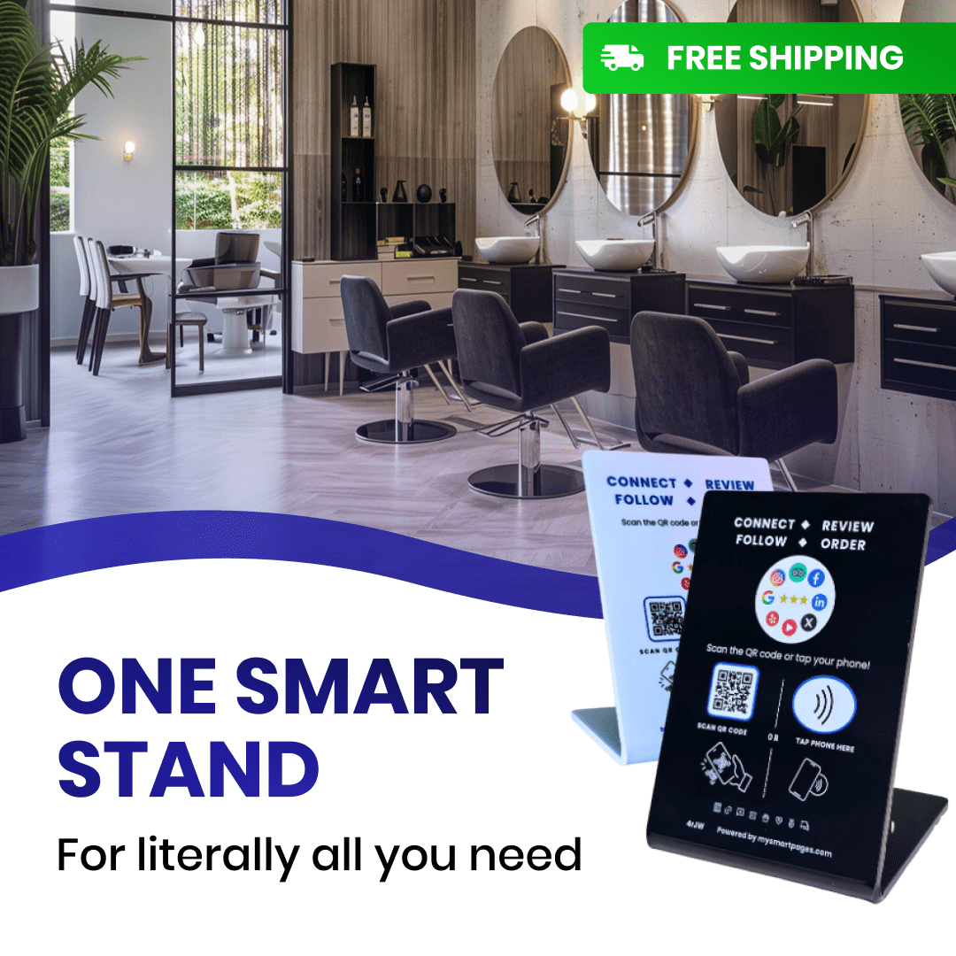 All-In-1 Smart Stand for Hair Salons - ClearLine