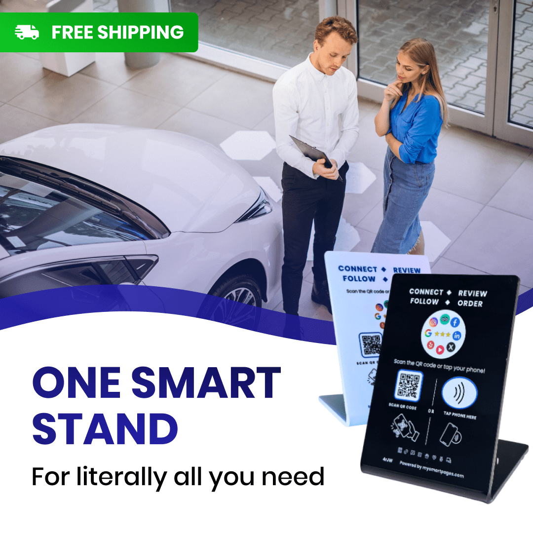 All-In-1 Smart Stand for Car Dealerships - ClearLine
