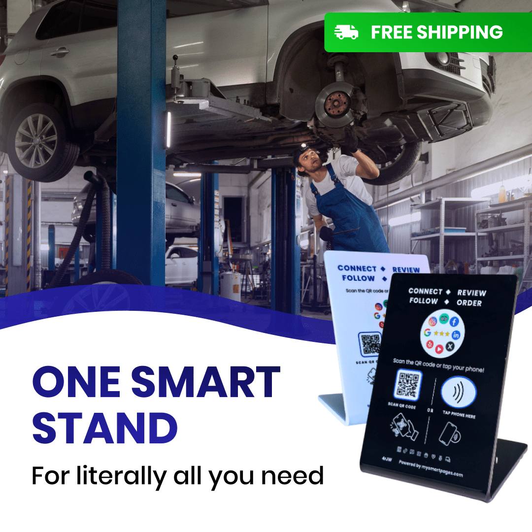 All-In-1 Smart Stand for Auto Shops - ClearLine