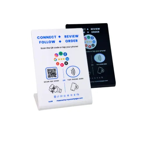 Increase Reviews and Engagement with the  Smart Sticker and Stand - ClearLine